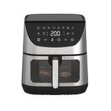 ARDES Friggisana Supreme 8L ARFRYA14DR Friteuse à air double résistance avec fenêtre 8 litres - Technologie Rapid Air - Air Fryer 12 en 1, température et minuterie réglables, lumière, écran