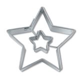 Staedter Star Cookie Cutter, roestvrij staal, zilver, 30 x 30 x 30 cm