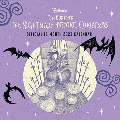 Pyramid International Disney Nightmare Before Christmas Calendar 2023 - Month to a View Planner 30cm x 30cm - Officiële Merchandise