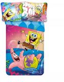 Spongebob Max-Fashion Kft. Sponge Bob SpongeBob Dekbedovertrek Junior Ledikant 100x135 cm - Katoen