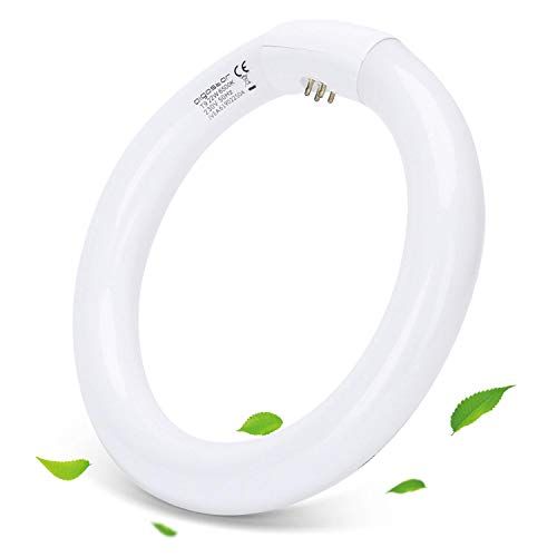 Aigostar - 22W T9 ronde TL-buis, G10Q-voet, 6500K koudwit licht, 1200 lumen