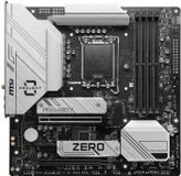 MSI Moederbord B760M Project Zero, Intel LGA 1700, Micro ATX, DDR5, Gigabit Ethernet