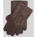 Polo Ralph Lauren Gants en cuir marron pour écran tactile (L)