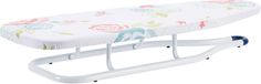 oCreon Tafelstrijkplank inklapbaar - Strijkplank 77 x 29 cm - Met veiligheidsvergrendeling en ophanghaak - Wit