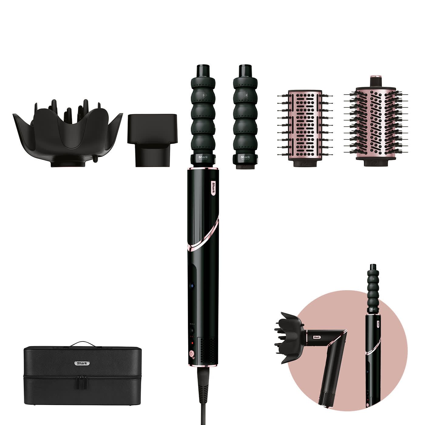 Shark FlexStyle 5-in-1 Föhn en Multistyler - HD446EU - Zwart/Rose