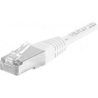 Dexlan - Verbindingskabel - RJ-45 (M) naar RJ-45 (M) - 15 m - S/FTP - CAT 6a - wit
