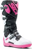 Sidi Crossfire 3 SRS Zwart Wit Roze Crosslaarzen - Laars