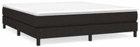 vidaXL Boxspringbedframe, zwart, 160x200 cm, met stoffen bekleding