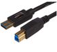 Amazon Basics 3.0 USB Type A stekker - USB Type B stekker kabel, 183 cm, zwart