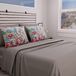 PETTI Artigiani Italiani - Beddengoedset voor Frans bed, bedlaken voor schoenen 2, beddengoed voor tweepersoonsbed, opdruk alleen op kussenslopen, gemaakt in Italië.