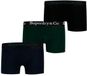 Superdry M3110481a Trunk Boxers 3 Eenheden L Mannen Zwart / Enamel Green / Navy