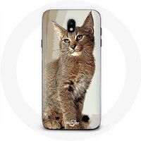 Maniacase Hoesje voor Samsung Galaxy S5 Siamese kattenras