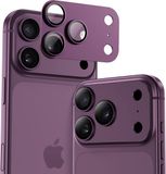 Buddi Focus Geschikt voor Apple iPhone 18 Pro - Volledige camerabescherming - Mat bordeauxrood