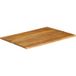 Plateau en bois de manguier massif 100x80x3,8 cm bord vivant