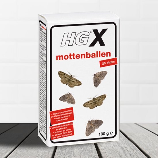 HG X mottenballen