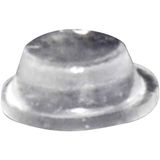 TOOLCRAFT PD2075C Pied d'appareil auto-adhésif, Rond Transparent (Ø x h) 8 mm x 3 mm 1 pièce(s)