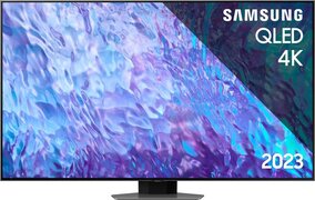 Samsung QE98Q80C - tv - 2023 - zwart - 4k - 125 Hz