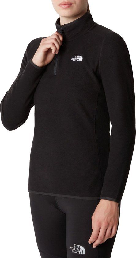THE NORTH FACE 100 Glacier Outdoor Trui Vrouwen - Zwart - Maat XS