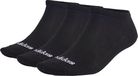 adidas Sportswear Dunne Linear Korte Sokken 3 Paar - Unisex - Zwart - 28-30