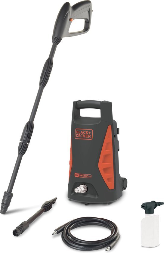 BLACK+DECKER hogedrukreiniger - BXPW1300TD - 6 accessoires - compact - lichtgewicht - 1300W