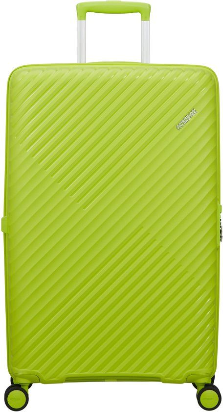 American Tourister Koffer - Diablast 4 wiel spinner L 78/31 uitbreidbaar - TSA lock - 98 l - Hyper Lime