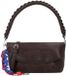 Desigual Schoudertas Half Logo Trokel Shoulder Bag Chocolate donkerbruin