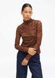 s.Oliver - T-shirt - Vrouwen - Bruin - Maat 38
