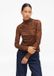 s.Oliver - T-shirt - Vrouwen - Bruin - Maat 38