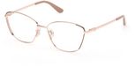 Guess GU50224 Shiny rose gold 54/15/140 Vrouw Brilmonturen