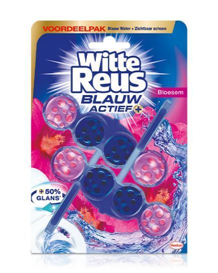 Witte Reus Toiletblok blauw actief bloesem 100 G