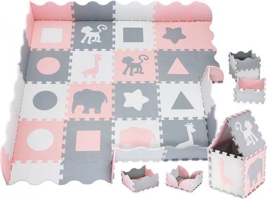 Moby-System Babymat 150x150 Cm - Reukloze Grote Puzzelmat Voor Kinderen