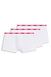 HUGO Boxershorts rouge / blanc