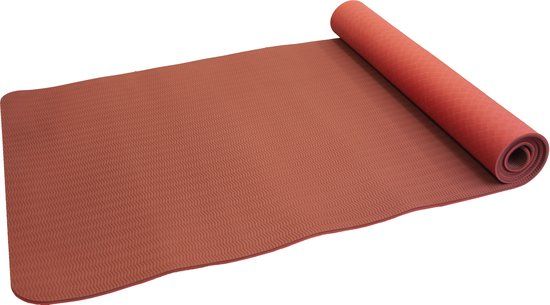 Senz Sports TPE Yogamat - Rood - 6mm dik