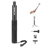NEEWER Verlengstangset compatibel met DJI OSMO Action 5 Pro 4 3 GoPro Insta360 AKASO, 120,9 cm onzichtbare selfiestick, actiecamera-adapter en magnetische snelsluiting voor video-opname, GP-85