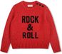 Zadig & Voltaire X60809 Pull Rouge 16 Ans Fille Laine Col Rond Manches Longues Uni Bordeaux Coupe Regular