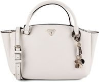 GUESS Gilda 3 Compartment Satchel Cream White Handtas