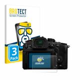 BROTECT Screenprotector 3 Stuks voor Panasonic Lumix DC-GH7 Beschermglas transparant