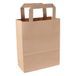 White label Papieren draagtas bruin 180 x 220 x 80 mm (250 stuks)