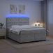 Maison Exclusive - Lit boxspring avec matelas gris clair 140 x 200 cm velours