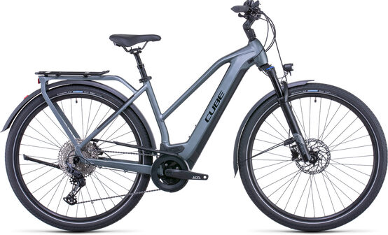 Cube Kathmandu Hybrid Pro 625 Dames Elektrische Hybride Fiets - Flashgrey/Black - 2022 - T XS