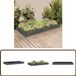 vidaXL Verhoogde Plantenbak - 240x120x25 cm - Vurenhout - Grijs