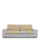 Eysa Bi-elastische bankovertrek voor zitting en rugleuning, maat XXL, kleur: beige, design Harlem