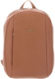 MANDARINA DUCK Leren rugzak met laptopvak Mellow Leather Backpack Pecan Nut Lichtbruin