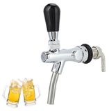 Robinet de bière réglable avec finition chromée