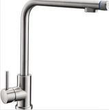 Merkloos Kraan van roestvrij staal | 360° draaibare keukenkraan van massief 304 roestvrij staal | spoelbakarmatuur voor waterfilter osmose-installaties