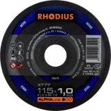 Rhodius Doorslijpschijf recht 115 mm Staal