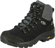 Brütting Wandelschoen Mount Tanaga Nubuck Leer Zwart/grijs Mt 42