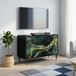 Maison Exclusive meuble TV WIJHE, 69 x 33 x 50,5 cm, noir, aspect chêne