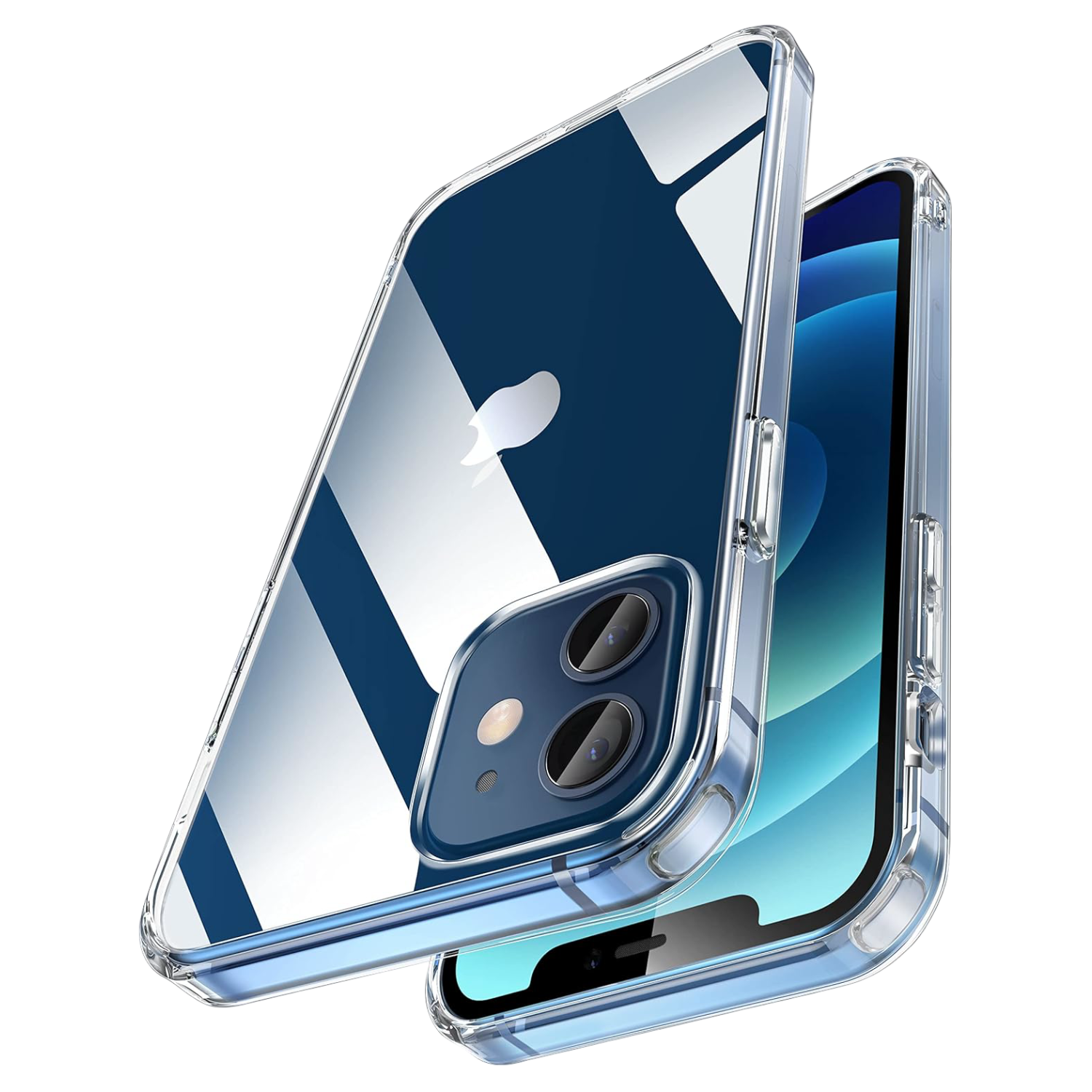 NONE Apple iPhone 12/12 Pro Anti-Shock Back Cover Transparante hoes