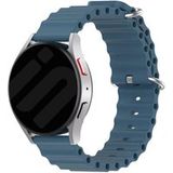 Strap-it Samsung Bracelet Océan Samsung Galaxy Watch 46mm (bleu gris)